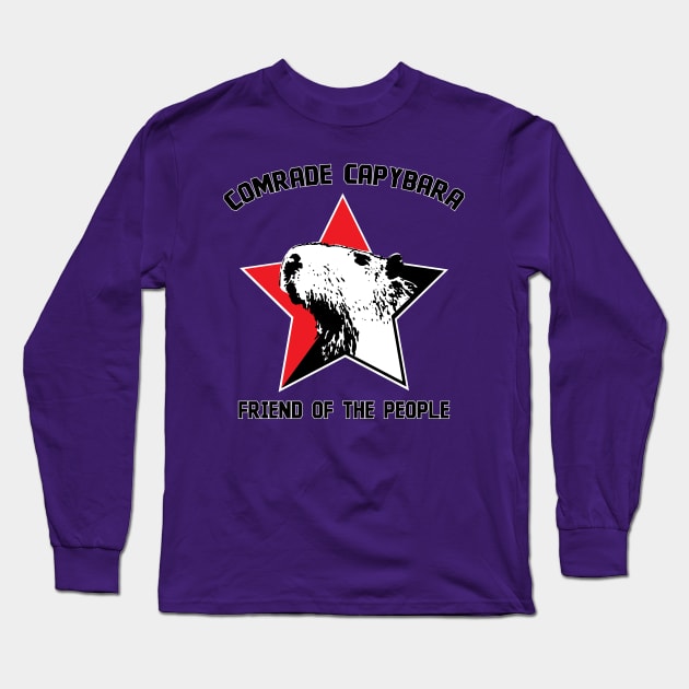 comrade capybara Long Sleeve T-Shirt by the gulayfather